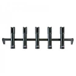 Barre porte cannes 5 cannes leaning post XL noir